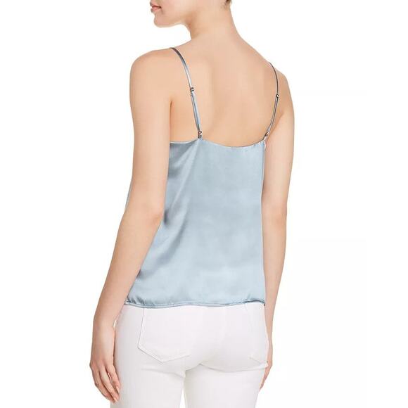 Anine Bing Gwyneth Silk Camisole Top Blue Green - XS - Picture 3 of 6